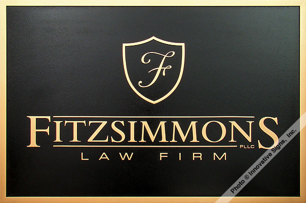 Fitzsimmons_Plaque_DuraBronze™_Law_Sign